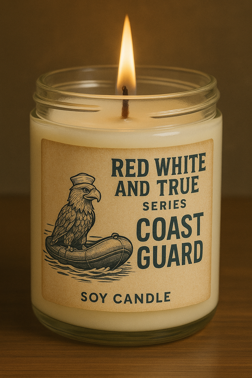 Military Candles Coast Guard