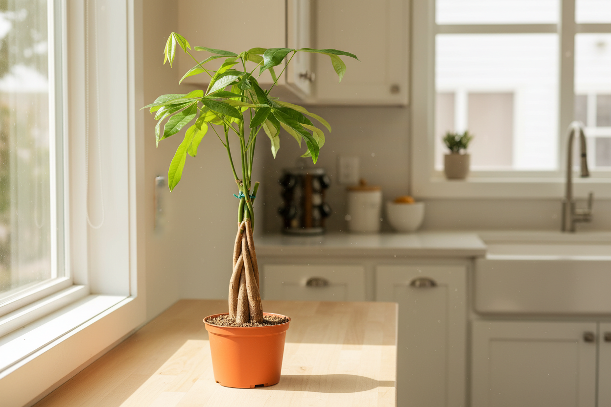 Money Tree 'Guiana Chestnut' Pachira Braid