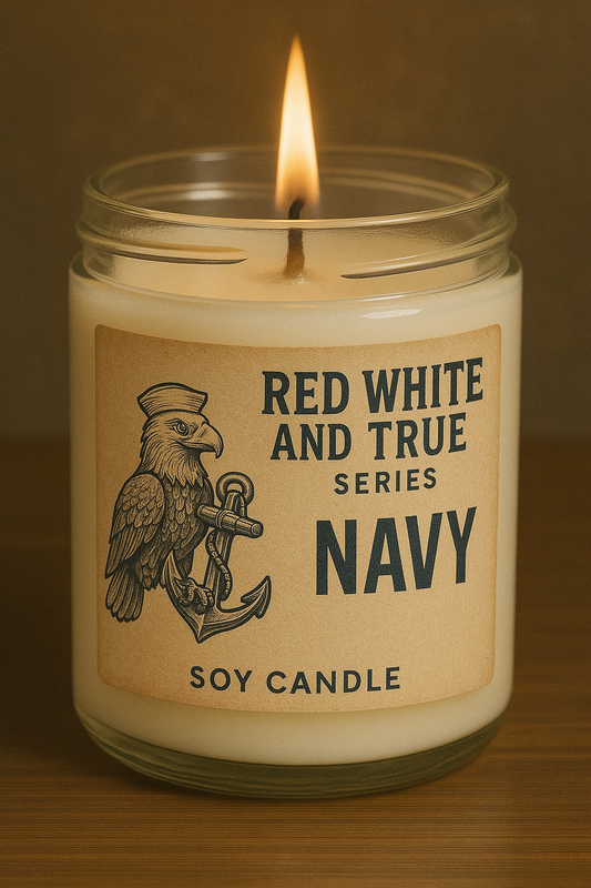 Military Candles Navy